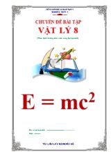 Chuyên đề bài tập Vật lý 8 (Theo định hướng phát triển năng lực học sinh)